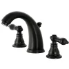 Kingston Brass KB98XAKL-P Duchess Widespread Bathroom Faucet with Plastic Pop-Up