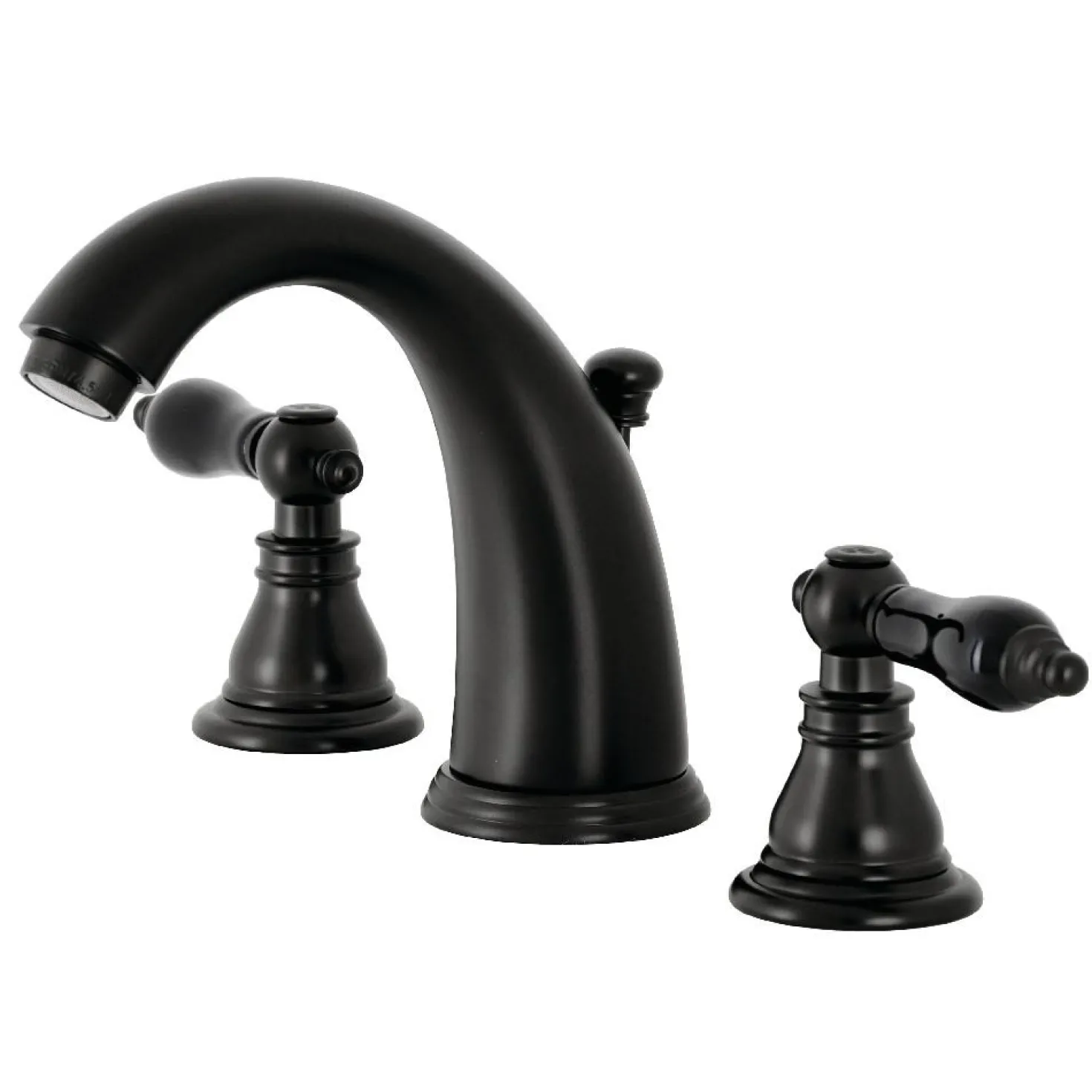 Kingston Brass KB98XAKL-P Duchess Widespread Bathroom Faucet with Plastic Pop-Up