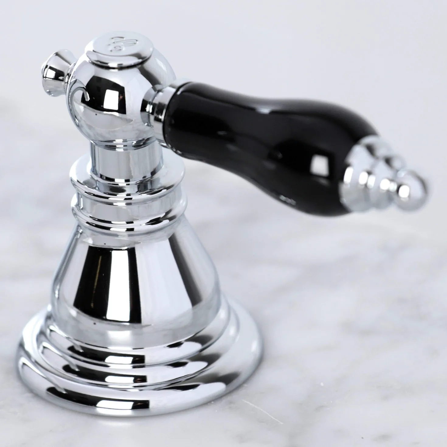 Kingston Brass KB98XAKL-P Duchess Widespread Bathroom Faucet with Plastic Pop-Up