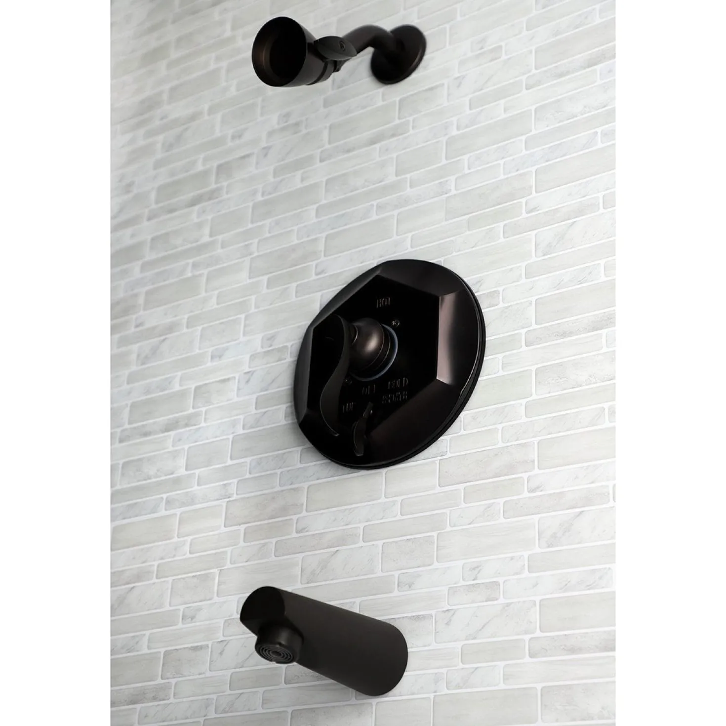 Kingston Brass KB463X0DFL-P Tub and Shower Faucet