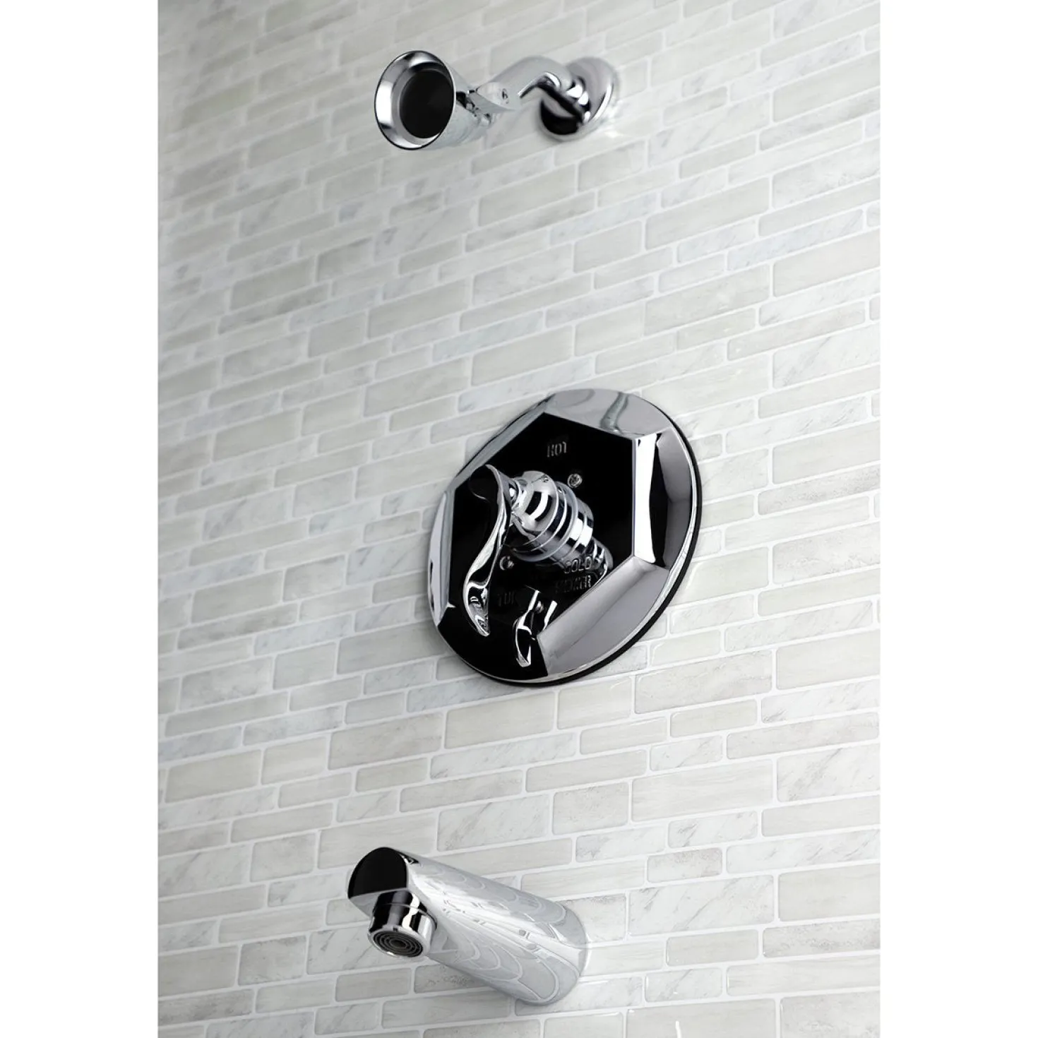 Kingston Brass KB463X0DFL-P Tub and Shower Faucet