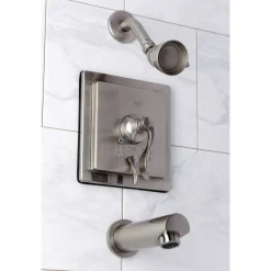 Kingston Brass KB865X0DFL-P Tub and Shower Faucet