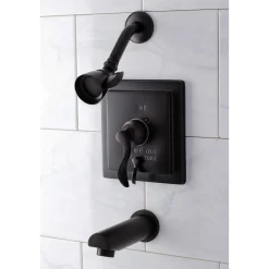 Kingston Brass KB865X0DFL-P Tub and Shower Faucet
