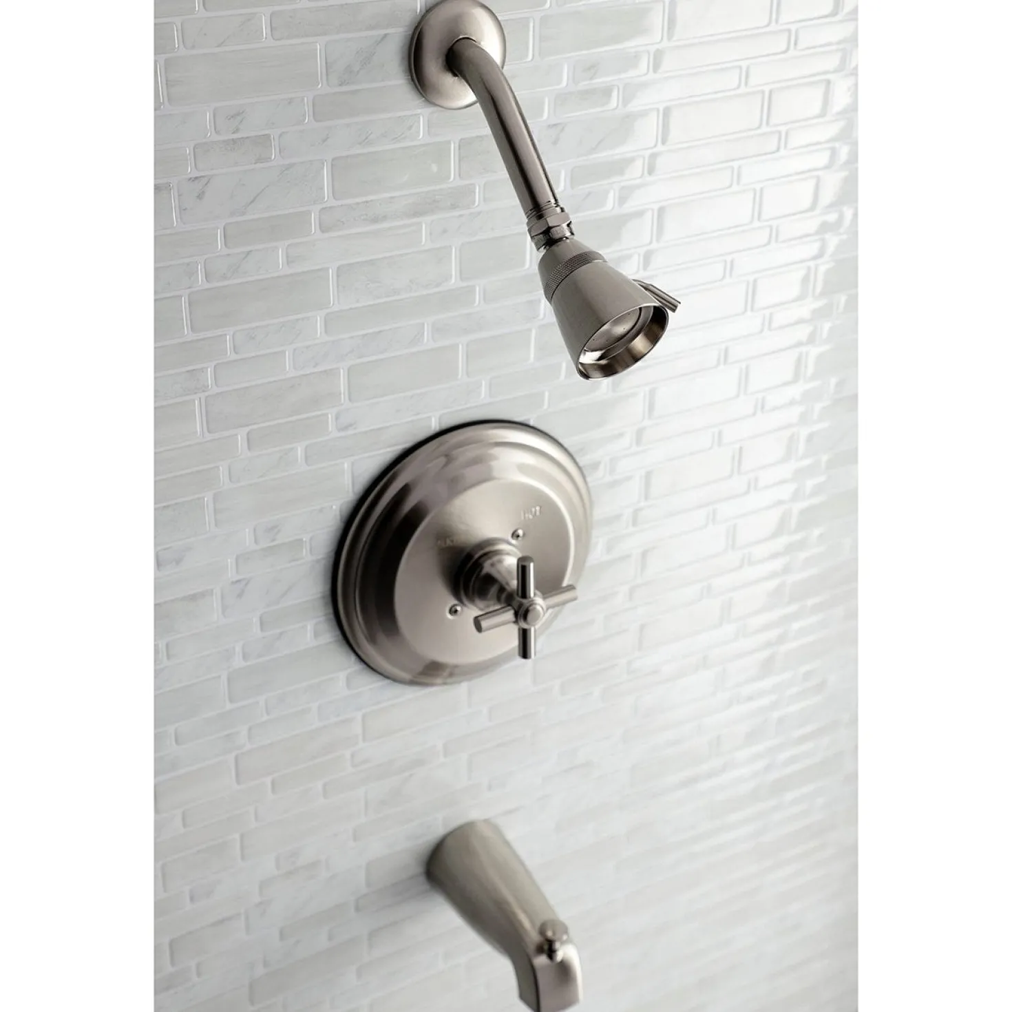 Kingston Brass KB263XEX-P Tub and Shower Faucet