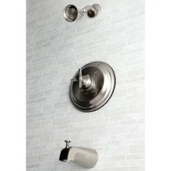 Kingston Brass KB263XEX-P Tub and Shower Faucet