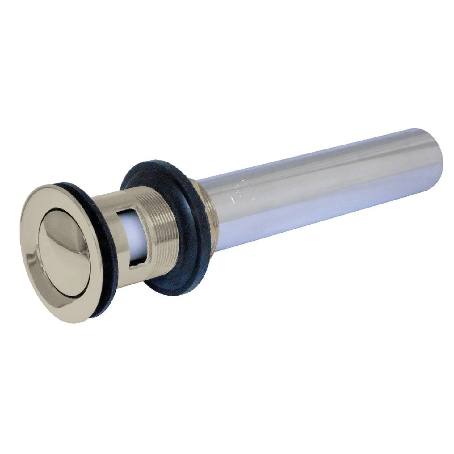 Kingston Brass KB810X-P Push Pop-Up Drain with Overflow