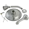 Kingston Brass KB363X0TLH-P Tub and Shower Trim Only Without Handle