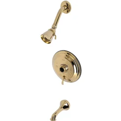 Kingston Brass KB363X0TLH-P Tub and Shower Trim Only Without Handle