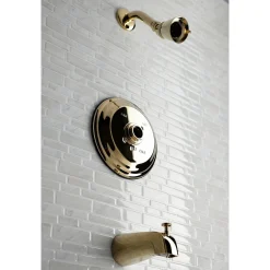 Kingston Brass KB363XTLH-P Tub and Shower Trim Only Without Handle