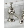 Kingston Brass KC706XPKL-P Duchess Widespread Bathroom Faucet with Brass Pop-Up