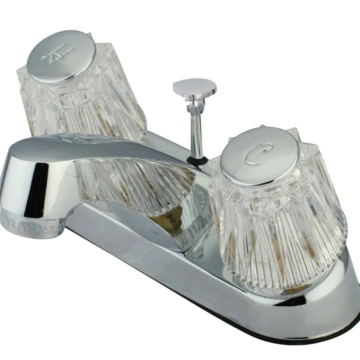 Kingston Brass KF103CP 4-Inch Centerset Bathroom Faucet in Polished Chrome
