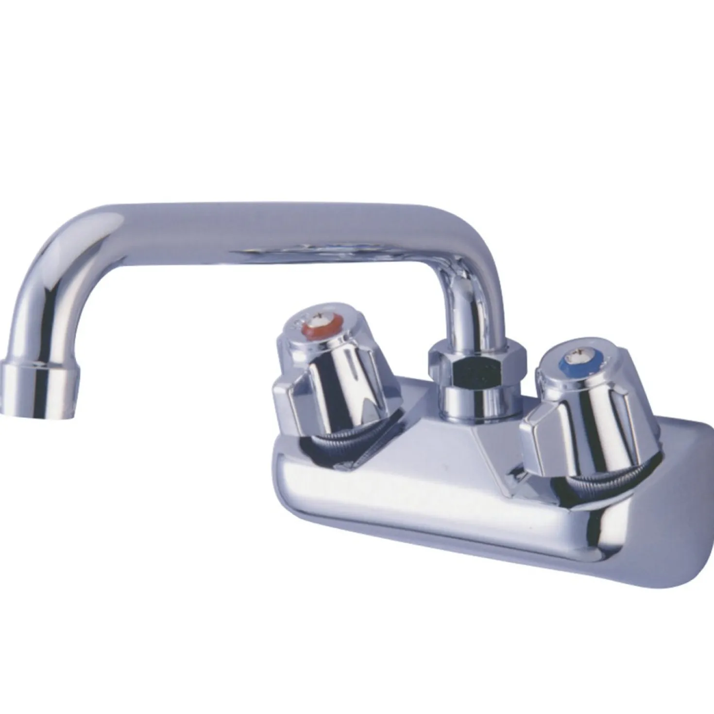 Kingston Brass KF421 Proseal 4-Inch Centerset Wall Mount Kitchen Faucet in Polished Chrome