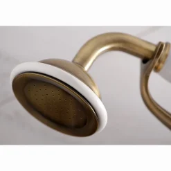 Kingston Brass Kingston Wall Mount Clawfoot Tub Faucet with Hand Shower