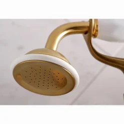 Kingston Brass Kingston Wall Mount Clawfoot Tub Faucet with Hand Shower