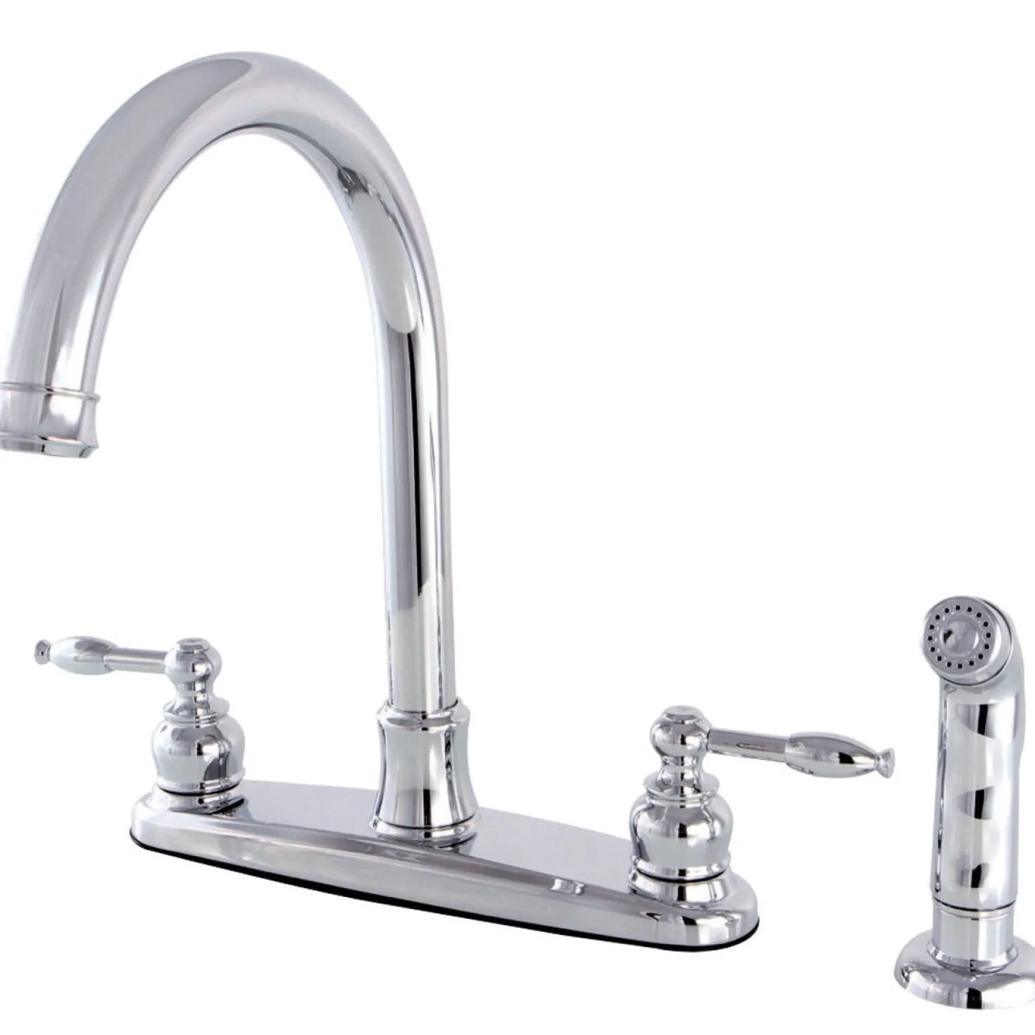 Kingston Brass Knight Centerset Kitchen Faucet