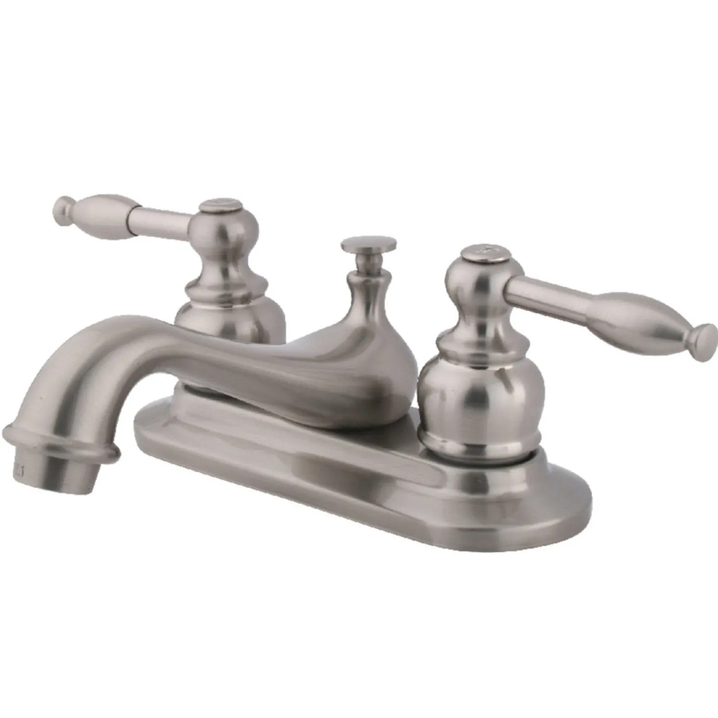 Kingston Brass Knight Deck Mount 4" Centerset Bathroom Faucet