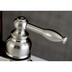 Kingston Brass Knight Deck Mount 4-Inch Centerset Bathroom Faucet