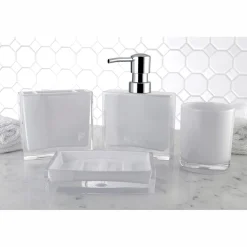 Kingston Brass Krystal Bathware Canyon 4-Piece Bath Accessory Set