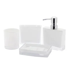 Kingston Brass Krystal Bathware Canyon 4-Piece Bath Accessory Set