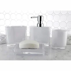 Kingston Brass Krystal Bathware Canyon 4-Piece Bath Accessory Set