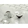Kingston Brass Krystal Onyx 2-Handle Wall Mount Bathroom Faucet