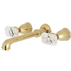 Kingston Brass Krystal Onyx 2-Handle Wall Mount Roman Tub Faucet