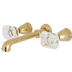 Kingston Brass Krystal Onyx 8-Inch Center Wall Mount Roman Tub Filler