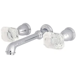 Kingston Brass Krystal Onyx 8-Inch Center Wall Mount Roman Tub Filler