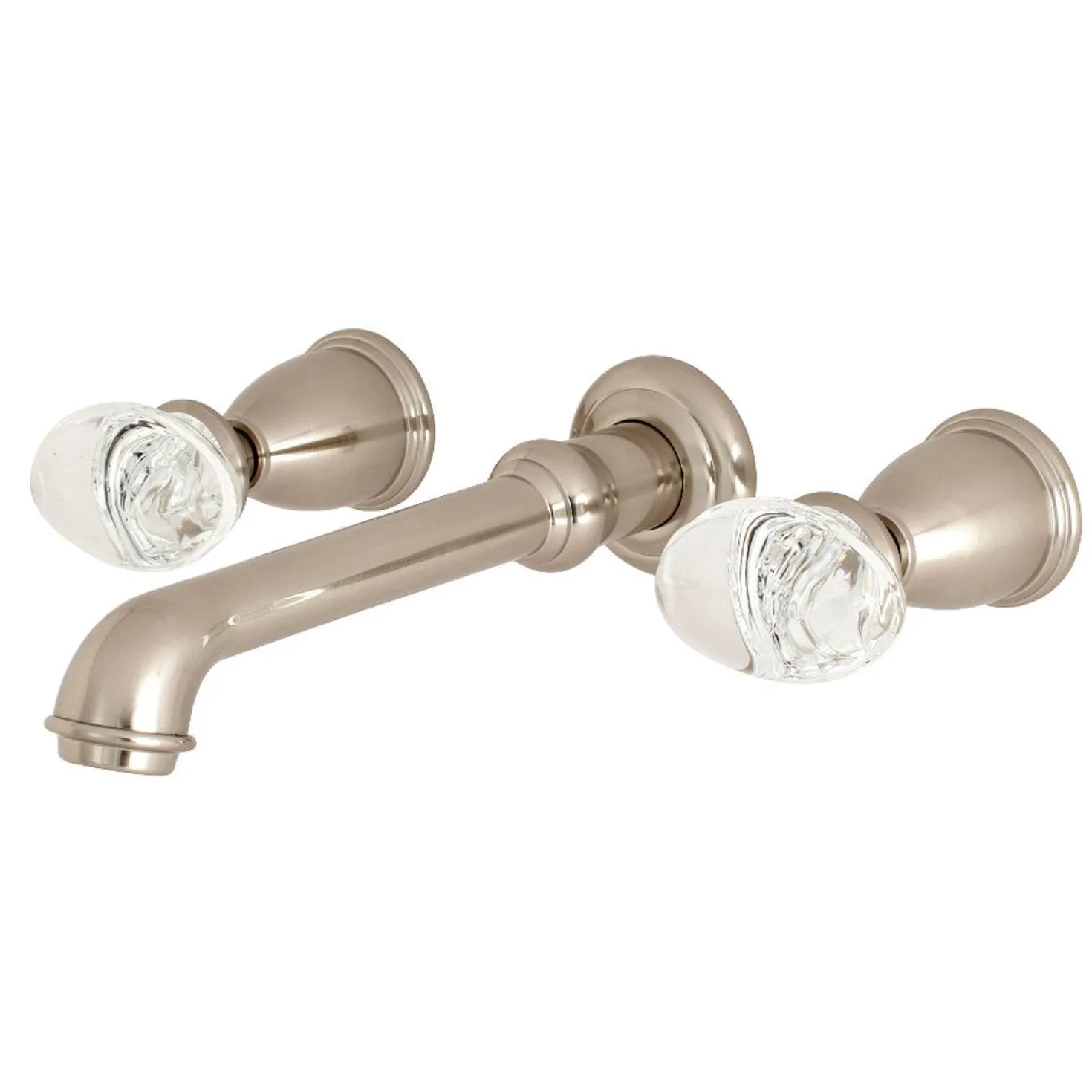 Kingston Brass Krystal Onyx Two Handles Wall Mount Roman Tub Faucet
