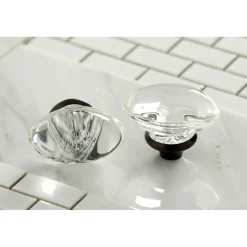 Kingston Brass Krystal Onyx Two Handles Wall Mount Roman Tub Faucet
