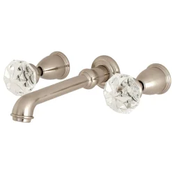 Kingston Brass Krystal Onyx Two-Handle Wall Mount Roman Tub Faucet