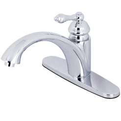 Kingston Brass KS6571ALLS Single-Handle Kitchen Faucet in Polished Chrome