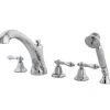 Kingston Brass KS43215AL Metropolitan Roman Tub Filler with Hand Shower