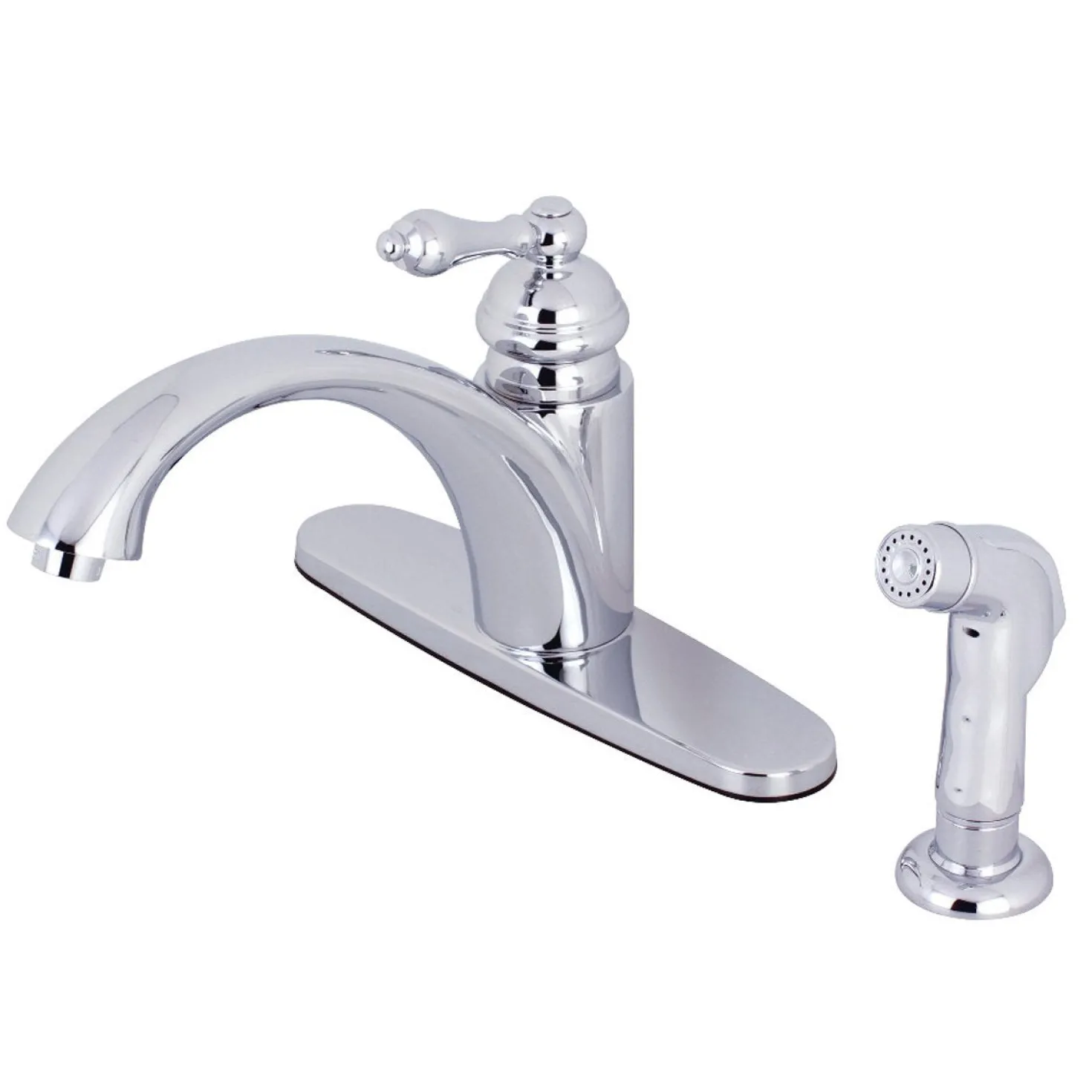 Kingston Brass KS6571ALSP Single-Handle Kitchen Faucet in Polished Chrome