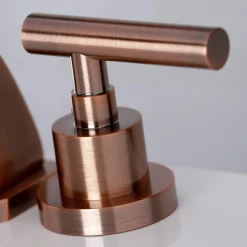 Kingston Brass KS494CMLAC Manhattan 8 in. Widespread Bathroom Faucet, Antique Copper