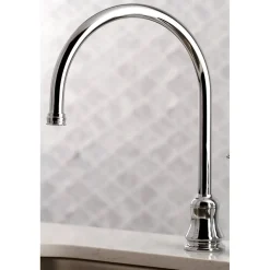 Kingston Brass KS821CSP Single-Handle Kitchen Faucet in Polished Chrome