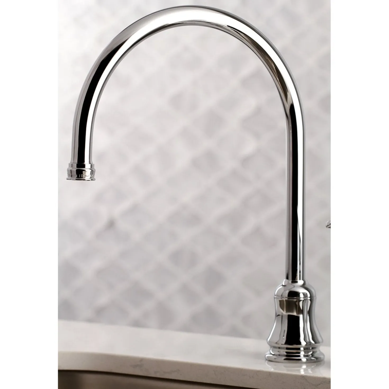 Kingston Brass KS821CSP Single-Handle Kitchen Faucet in Polished Chrome