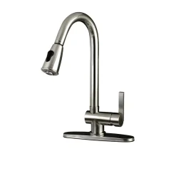 Kingston Brass KS8898CTL Pull-Down Kitchen Faucet in Brushed Nickel