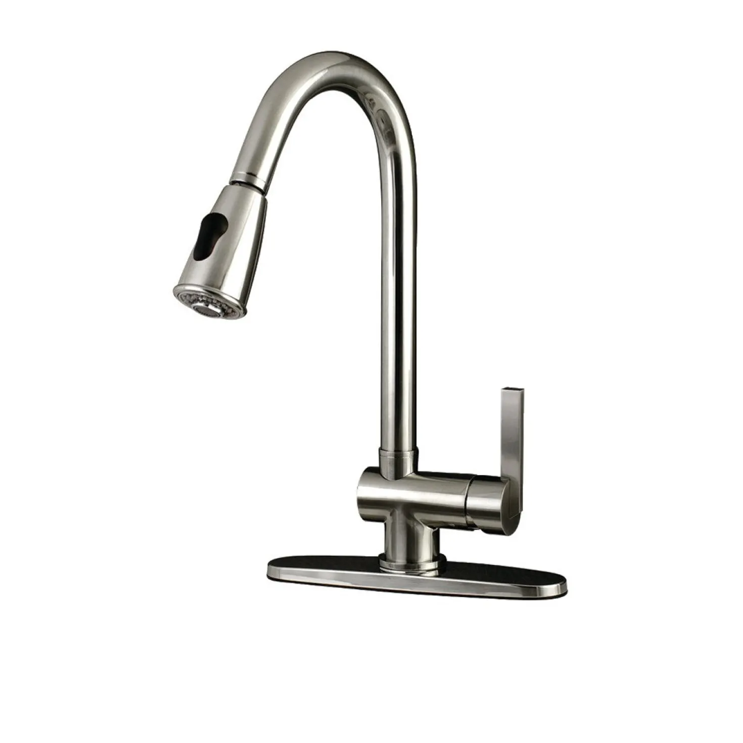 Kingston Brass KS8898CTL Pull-Down Kitchen Faucet in Brushed Nickel