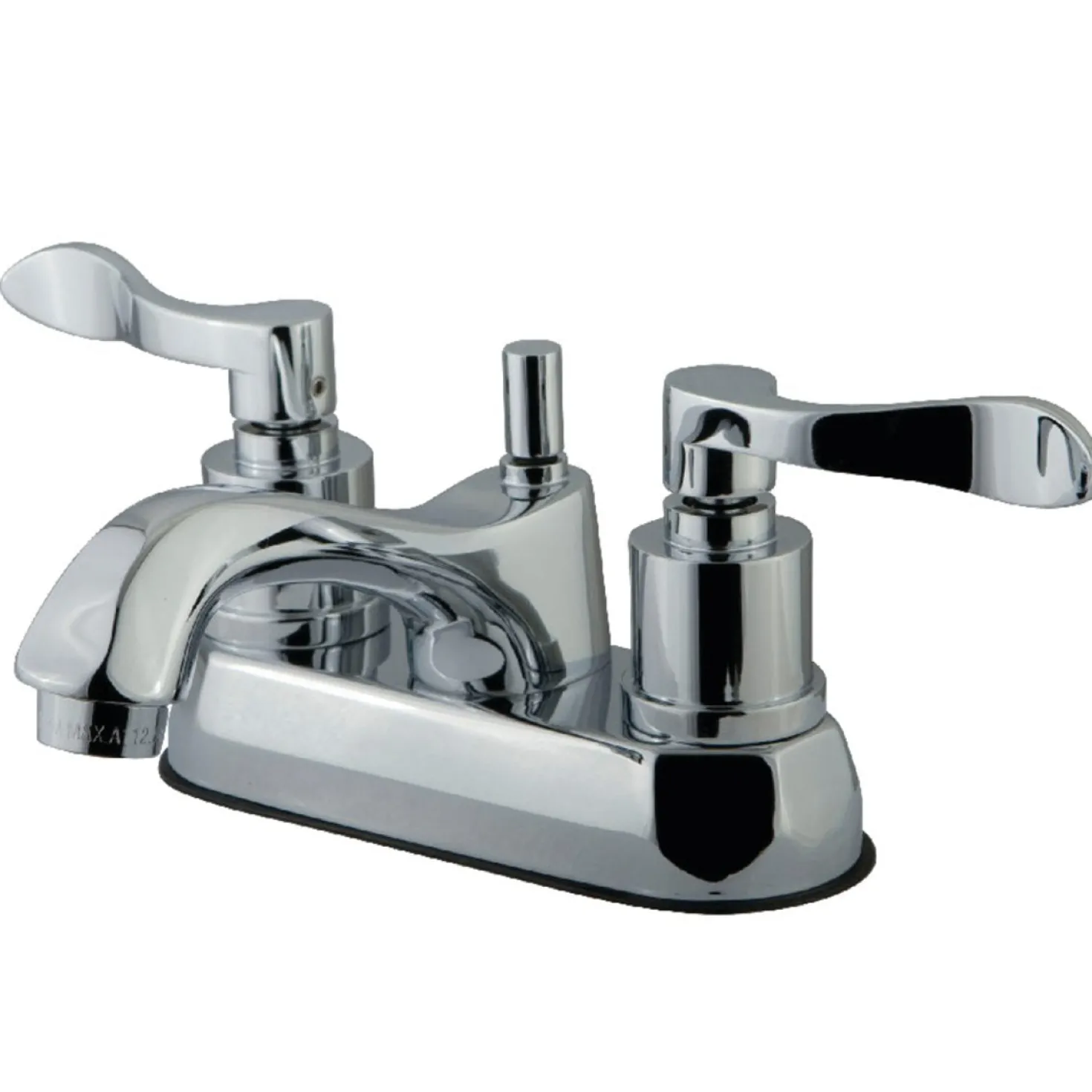 Kingston Brass KS4261DFL 4-Inch Centerset Bathroom Faucet in Polished Chrome