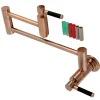 Kingston Brass KS810DKLAC Concord Wall Mount Pot Filler Kitchen Faucet, Antique Copper