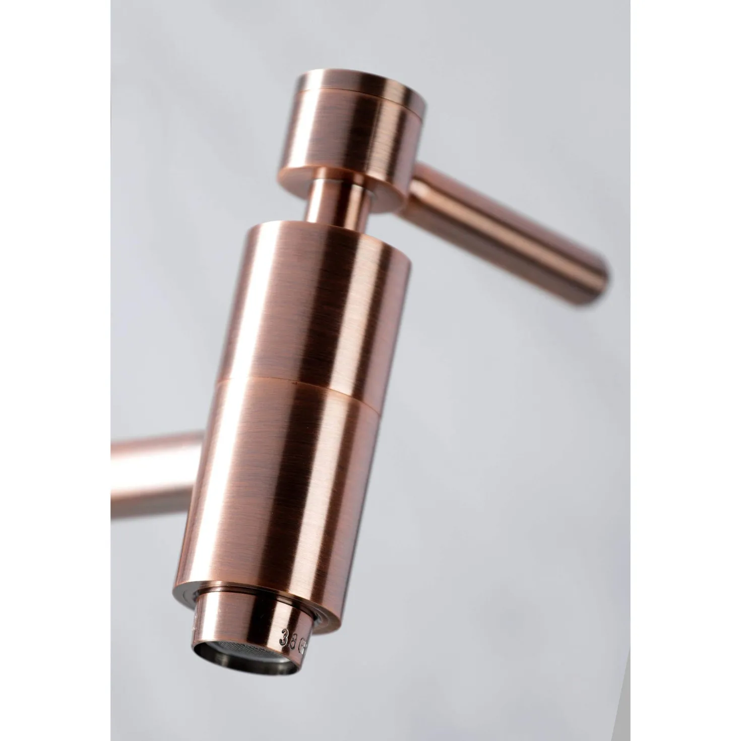 Kingston Brass KS810DLAC Concord Wall Mount Pot Filler Kitchen Faucet, Antique Copper