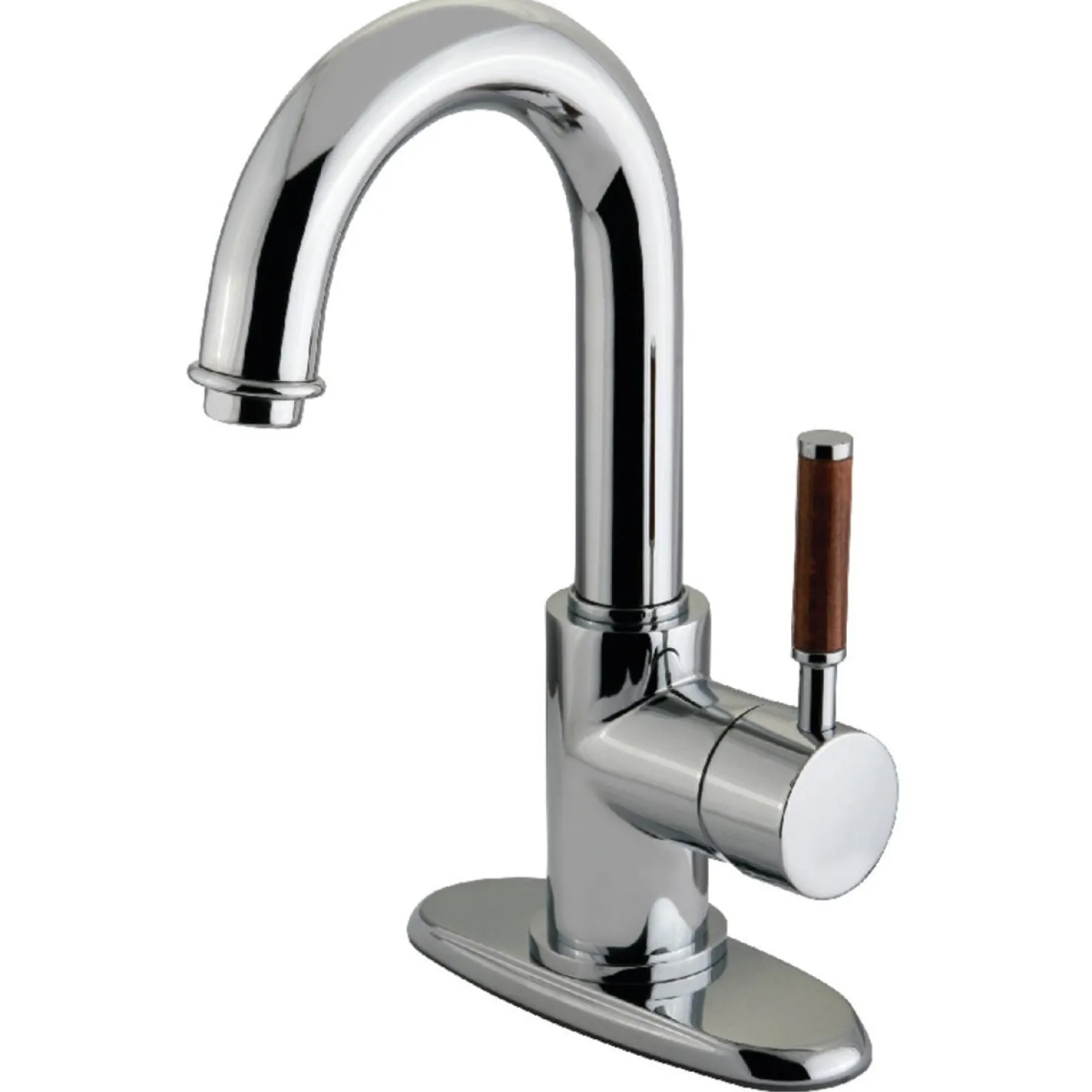 Kingston Brass KS8431DWL 4-Inch Centerset Bathroom Faucet in Polished Chrome