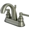 Kingston Brass KS8618EL 4-Inch Centerset Bathroom Faucet in Brushed Nickel