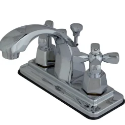 Kingston Brass KS4641HX 4-Inch Centerset Bathroom Faucet in Polished Chrome
