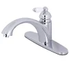 Kingston Brass KS6571PLLS Single-Handle Kitchen Faucet in Polished Chrome
