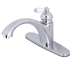 Kingston Brass KS6571PLLS Single-Handle Kitchen Faucet in Polished Chrome