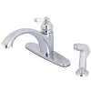 Kingston Brass KS6571PLSP Single-Handle Kitchen Faucet in Polished Chrome
