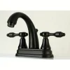 Kingston Brass KS7615TAL 4" Centerset Lavatory Faucet with Brass Pop-up in Oil Rubbed Bronze