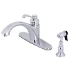 Kingston Brass KS6571TPLBS Single-Handle Kitchen Faucet in Polished Chrome